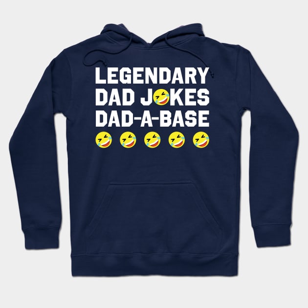 Legendary Dad Jokes Dad-A-Base Five ROFLs Hoodie by DPattonPD